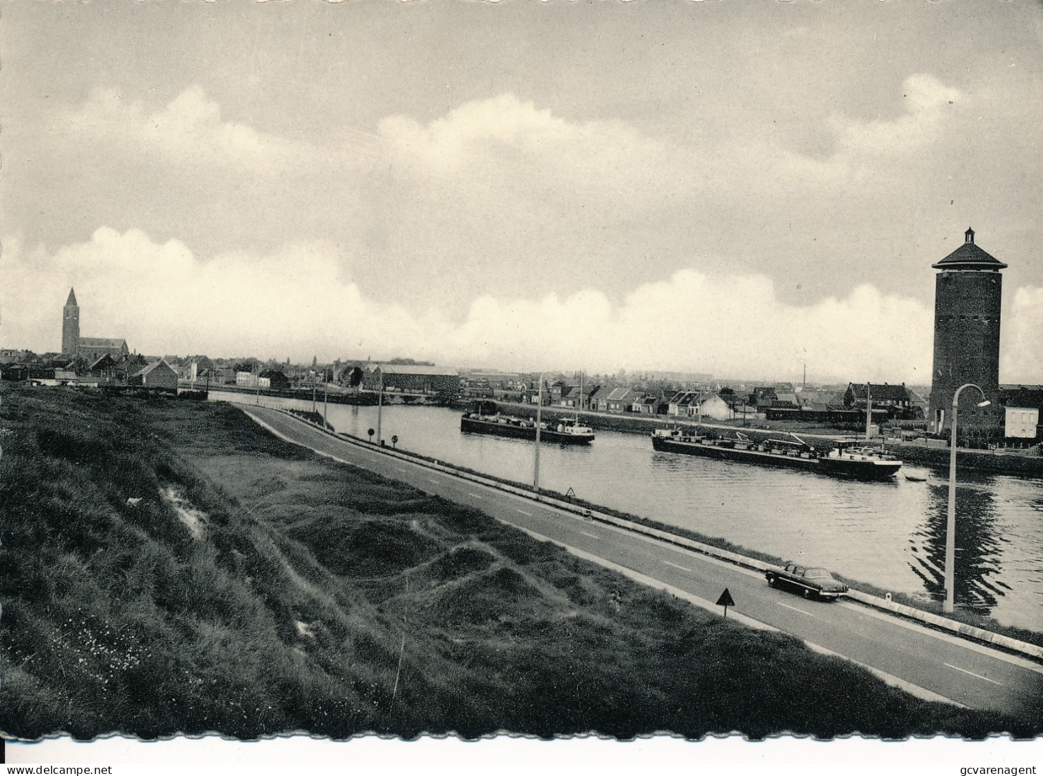 ZELZATE   ZICHT OP KANAAL VAN TERNEUZEN        FOTOKAART             ZIE AFBEELDINGEN - Zelzate