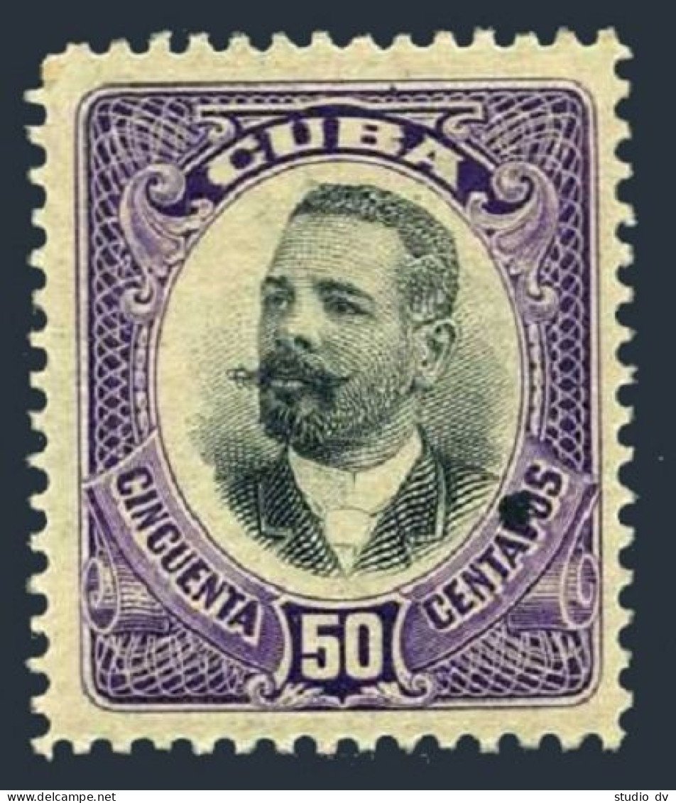 Cuba 245, Hinged. Michel 23. General Antonio Maceo, 1910. - Unused Stamps