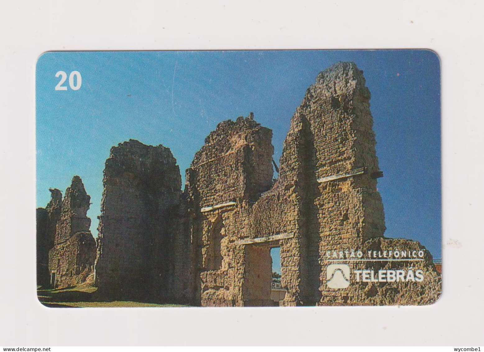 BRASIL - Ruins Of Antiga Matriz Inductive  Phonecard - Brasilien