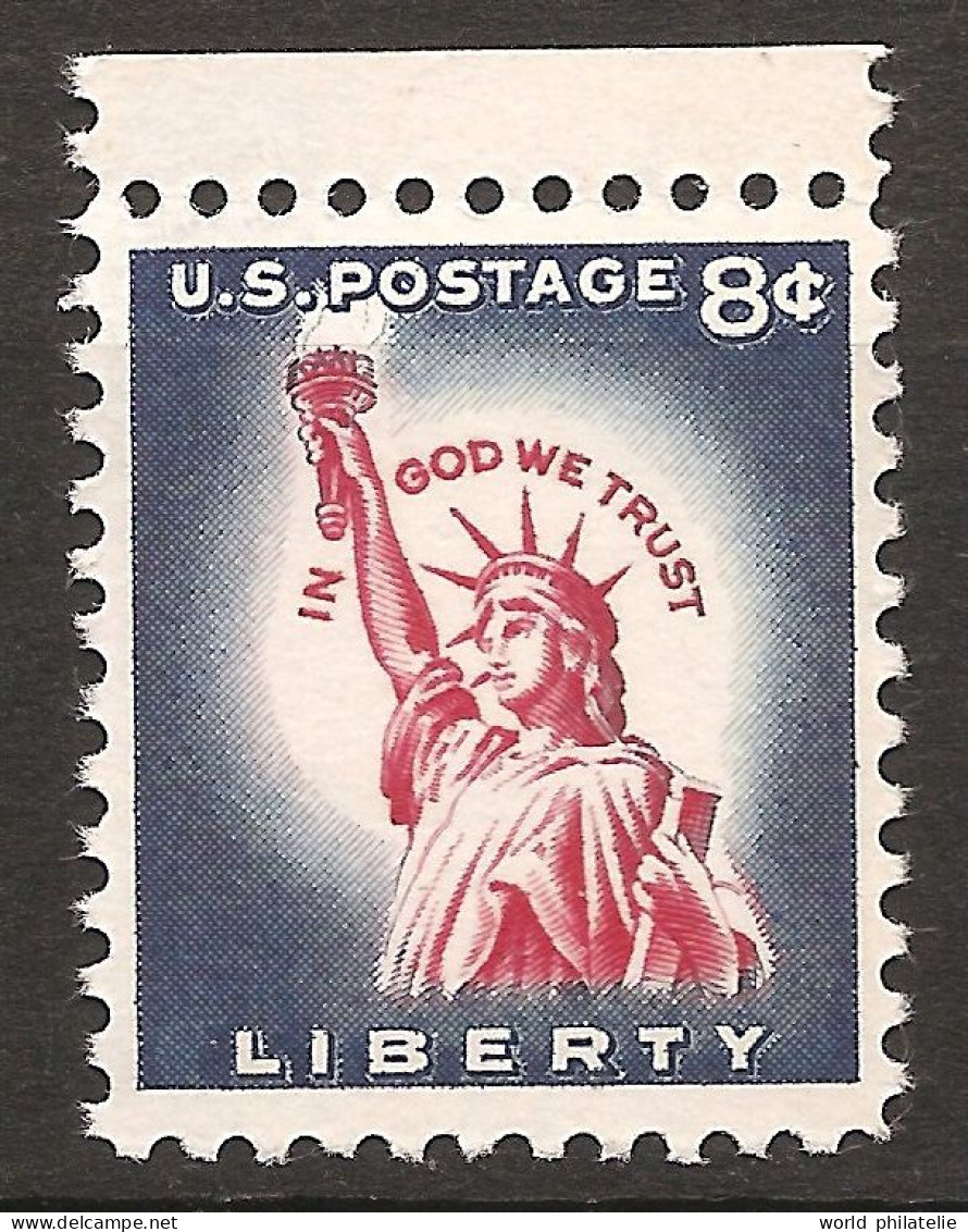 Etats-Unis D'Amérique USA 1958 N° 637 Iso ** Statue De La Liberté, Couronne, France, Bartholdi, Eiffel, Indépendance - Nuevos