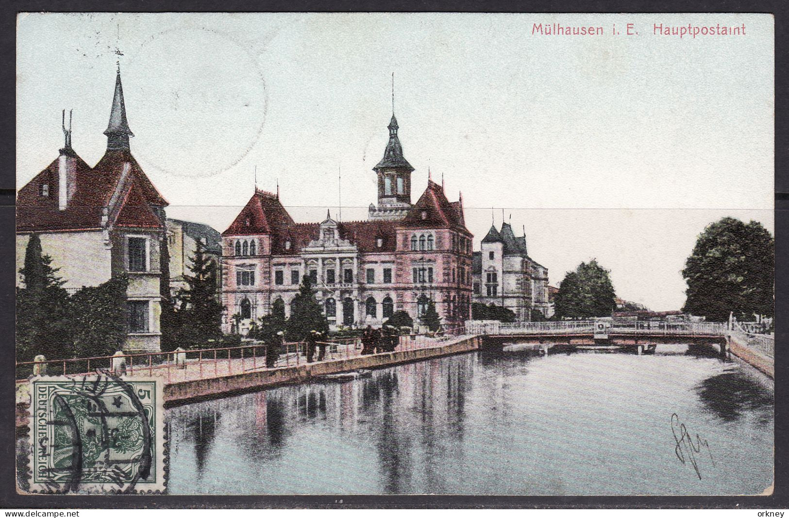 Duitsland MülhausenJ. E. Hauptpostant - Muehlhausen