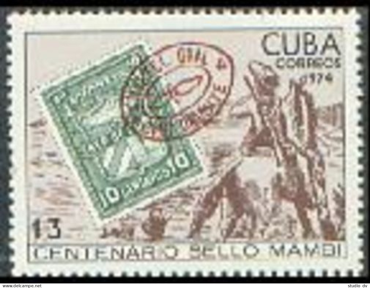 Cuba 1935,MNH. Mambi 10c Revolutionary Junta Issue,1974 - Unused Stamps