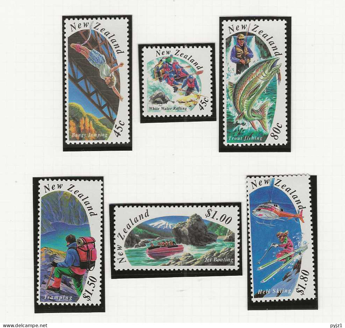 1994 MNH New Zealand Mi 1326-31 Postfris** - Ungebraucht