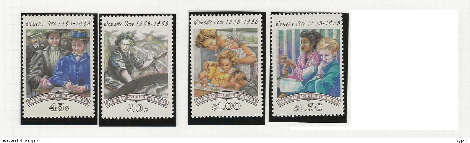 1993 MNH New Zealand Mi 1279-82 Postfris** - Ungebraucht