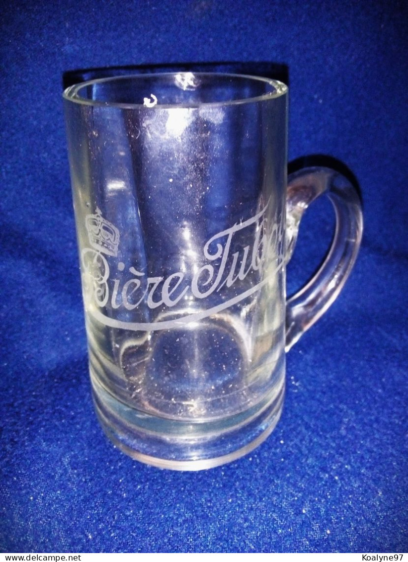 From Ile De La REUNION - Mug - Chope - Bock - 50's - 60's Bière Beer TUBORG - Glasses