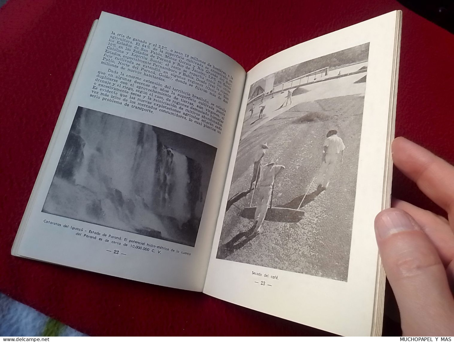 LIBRO GUÍA PUBLICACIÓN O SIMIL EL BRASIL 1954 ASPECTOS DE INTERÉS GENERAL TEXTO JOAO FRANK DA COSTA. BRAZIL...VER FOTOS.