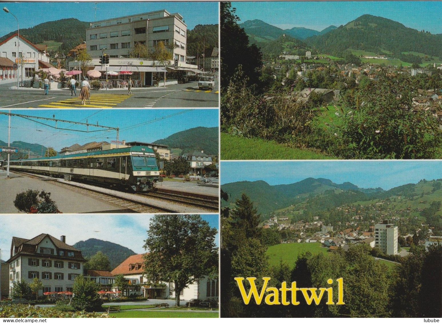 Wattwil - Multivue  (5 Bilder)        Ca. 1980 - Wattwil