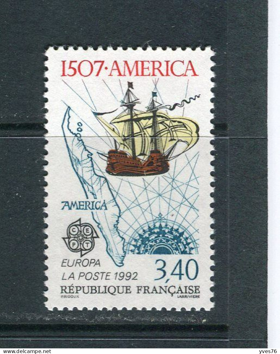 FRANCE - Y&T N° 2756** - MNH - Europa - Découverte De L'Amérique - Ungebraucht