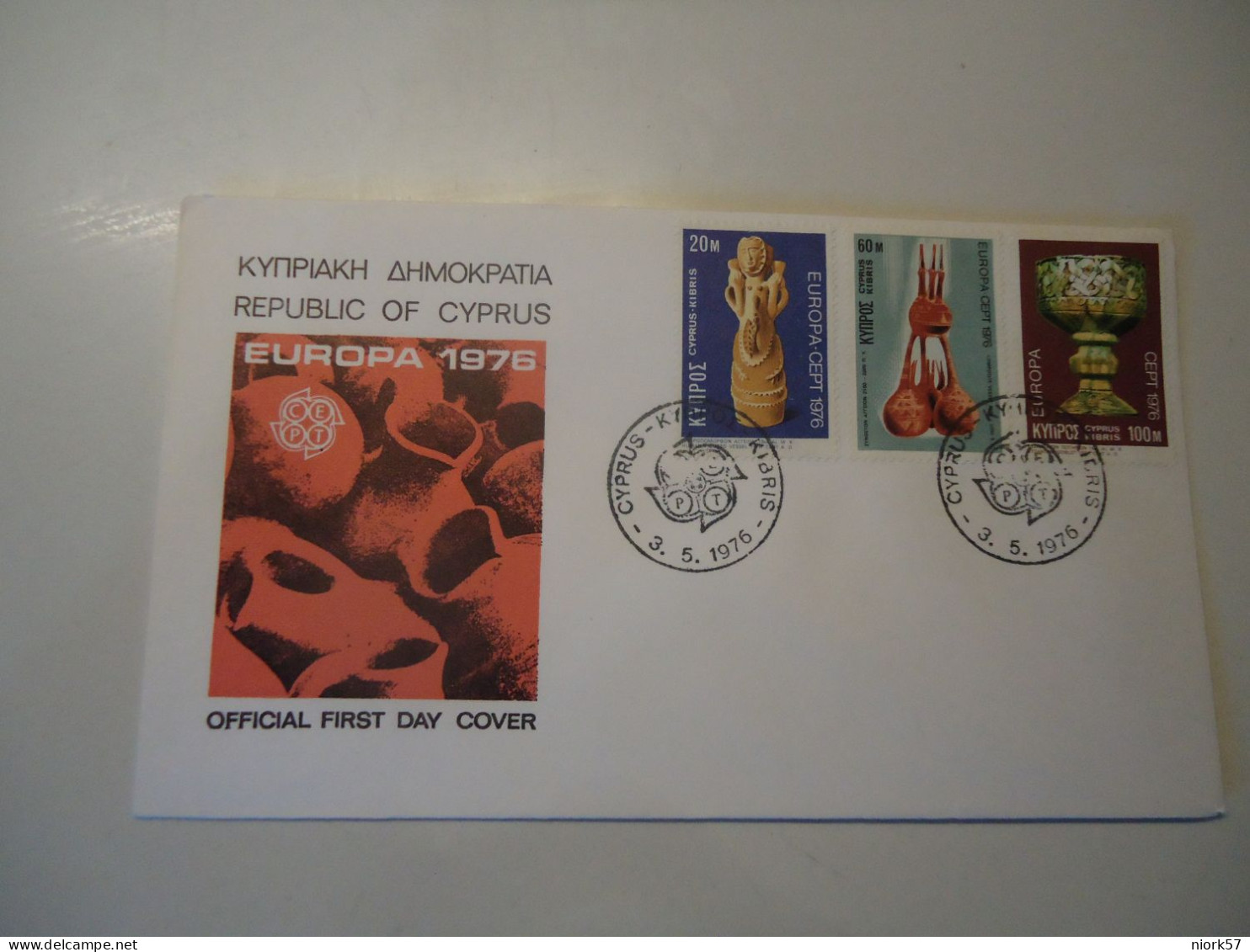 CYPRUS FDC   EUROPA  1976 - 1976