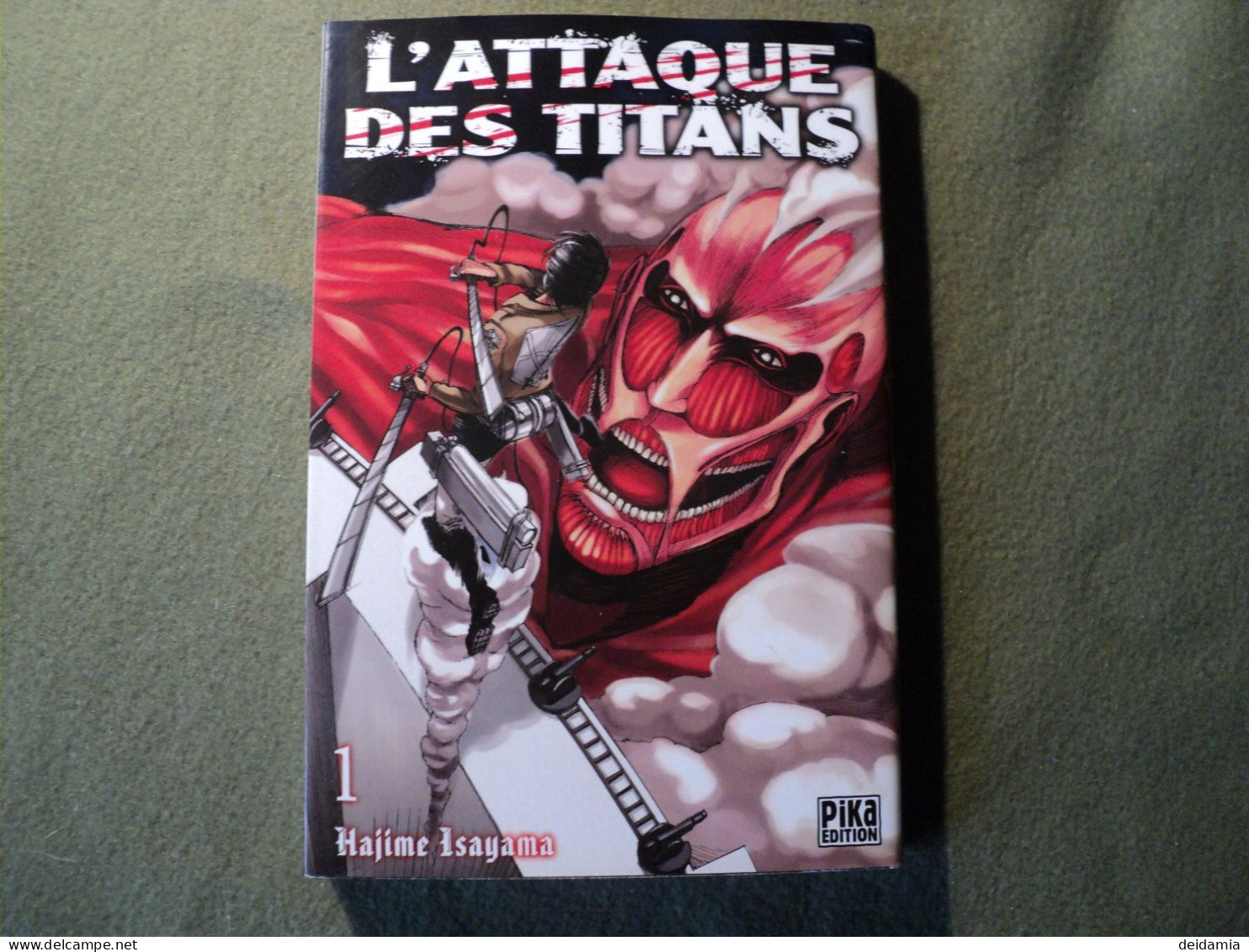 L ATTAQUE DES TITANS TOME 1. REEDITION DE 2020. HAJIME ISAYAMA. PIKA - Mangas Versione Francese