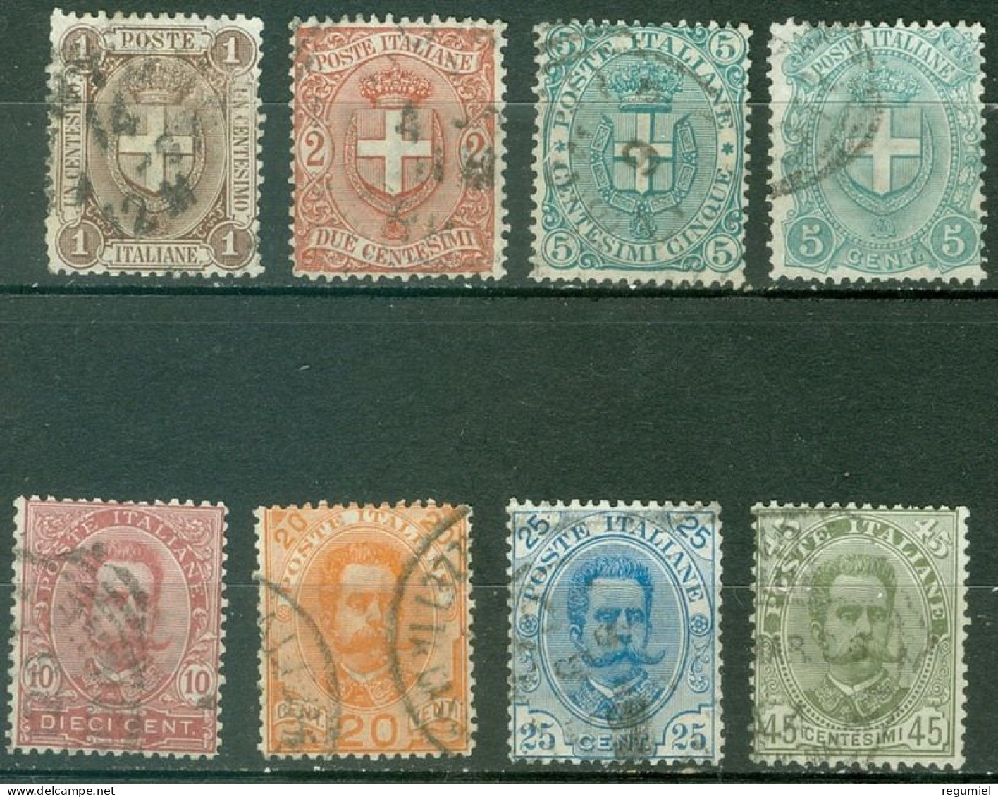 Italia U   52/62 (o) Usado 1891 - Used