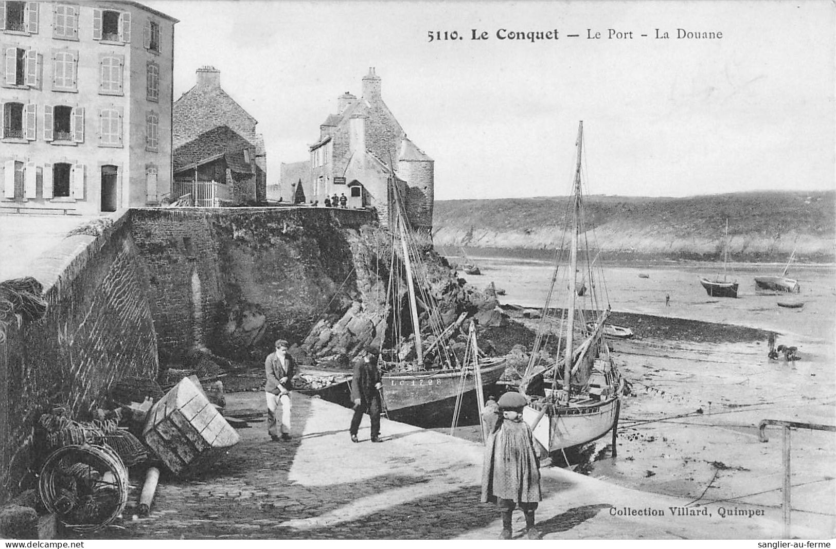 CPA 29 LE CONQUET / LE PORT / LA DOUANE - Le Conquet