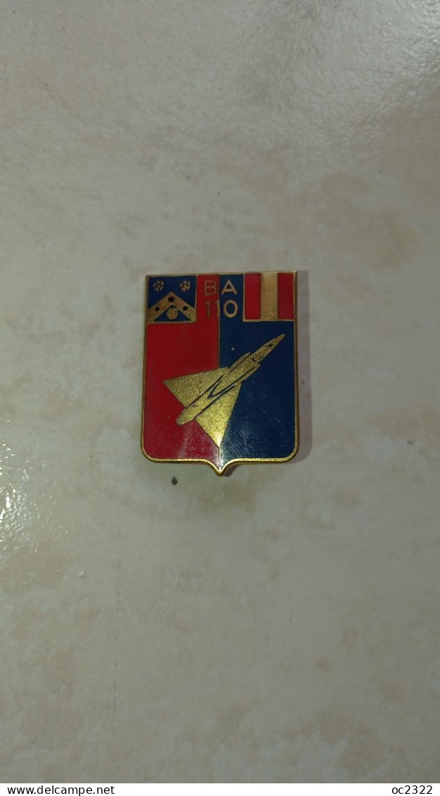 Ancien Insigne Militaire Drago De La Base Aérienne 110 De CREIL - Forze Aeree