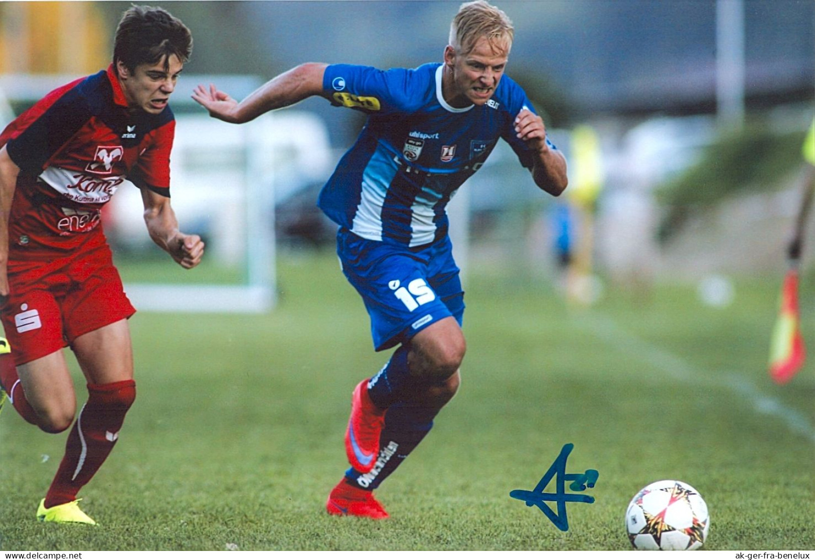 6) Autogramm Foto Thomas Jackel FC Blau-Weiß Linz 18-19 BW SK VÖEST Kremsmünster Micheldorf 1. Wiener Neustädter SC SKV - Authographs