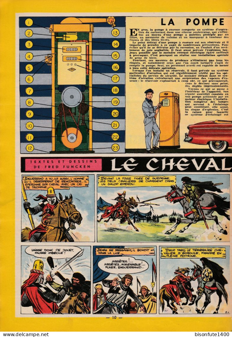 Tintin : Poster Exclusivité Tintin : La Pompe à Essence - Double-page Technique Issue Du Journal TINTIN ( Voir Ph. ). - Andere Pläne