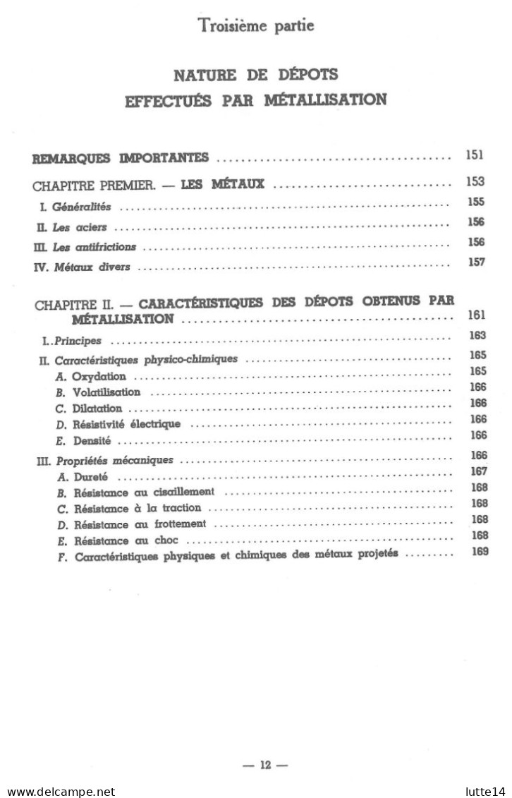 La métallisation en mécanique - Livre de la Société Nouvelle de métallisation Paris