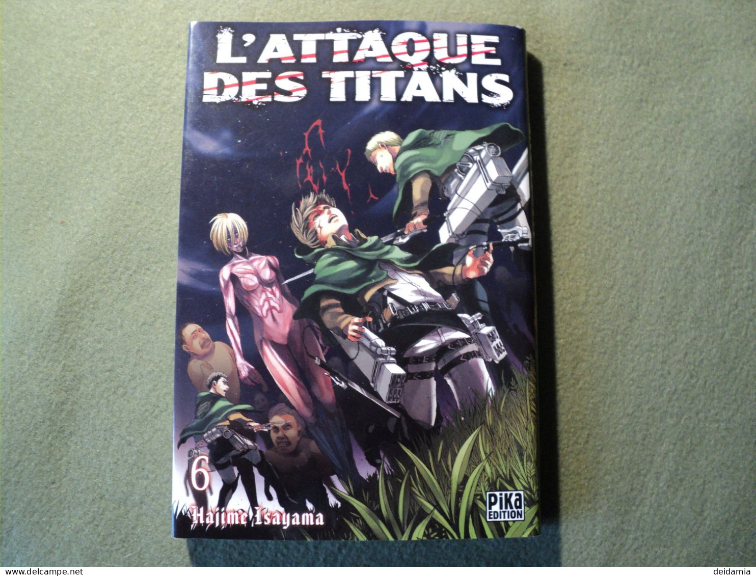 L ATTAQUE DES TITANS TOME 6. REEDITION DE 2020. HAJIME ISAYAMA. PIKA - Mangas Version Française