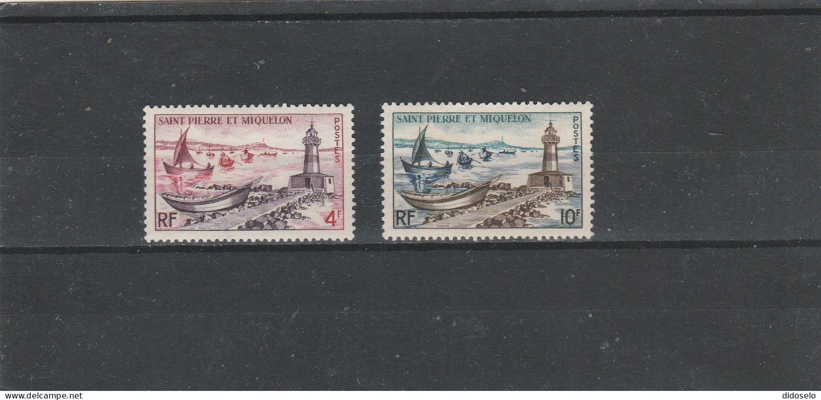 SP&M - 1957 -  MNH(**) Pointe Aux Canons Lighthouse - Faros