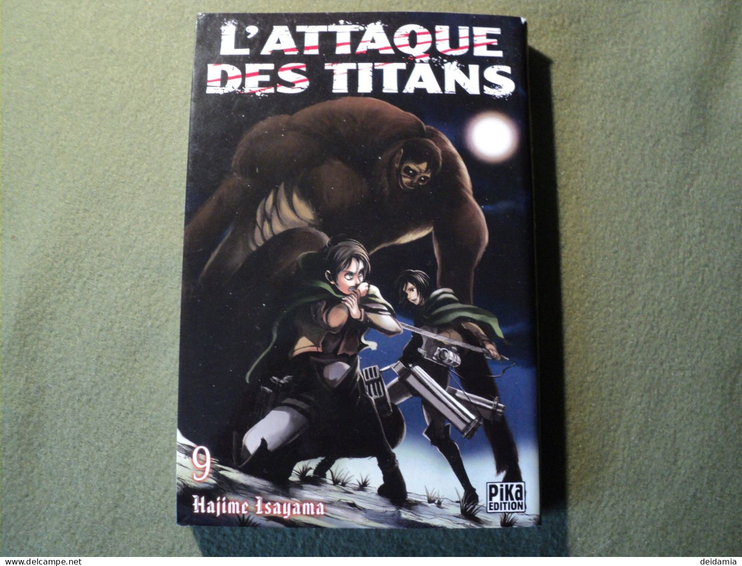 L ATTAQUE DES TITANS TOME 9. REEDITION DE 2020. HAJIME ISAYAMA. PIKA - Mangas Version Française