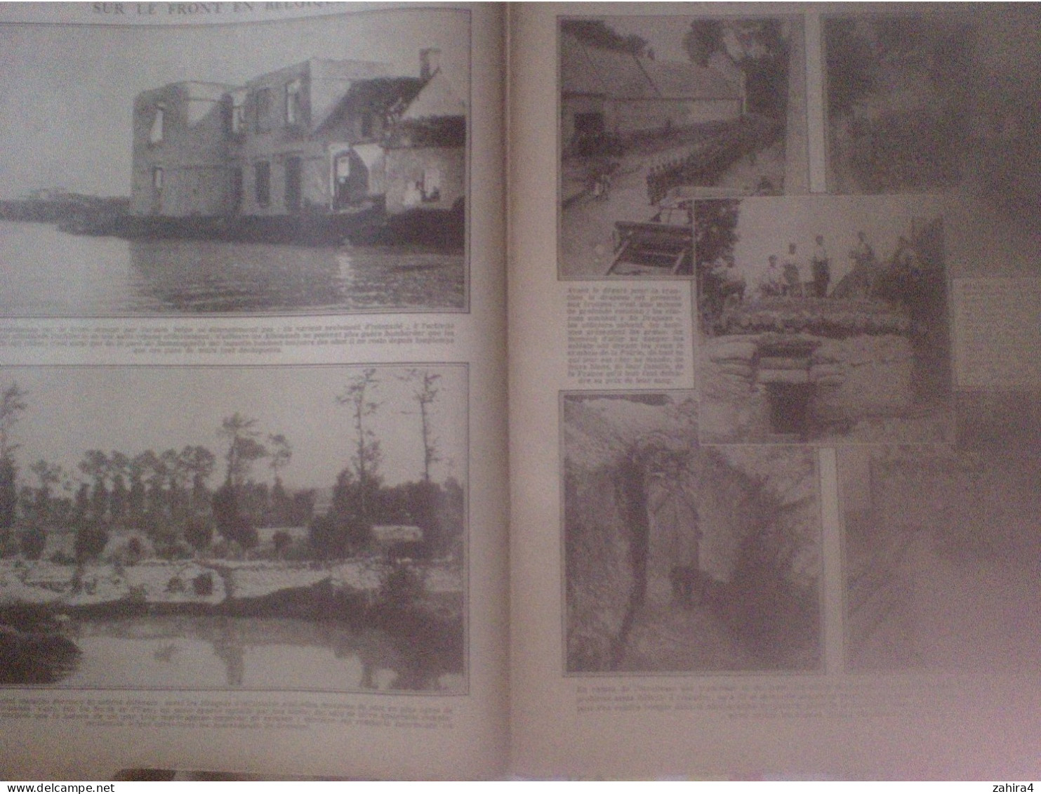 Pays De France N°53 Gaz Belgique Picardie Chasseur Vendange Châlons Bétheny Tahure Objet Tranché Dardanelles R D Nézière - Guerra 1914-18