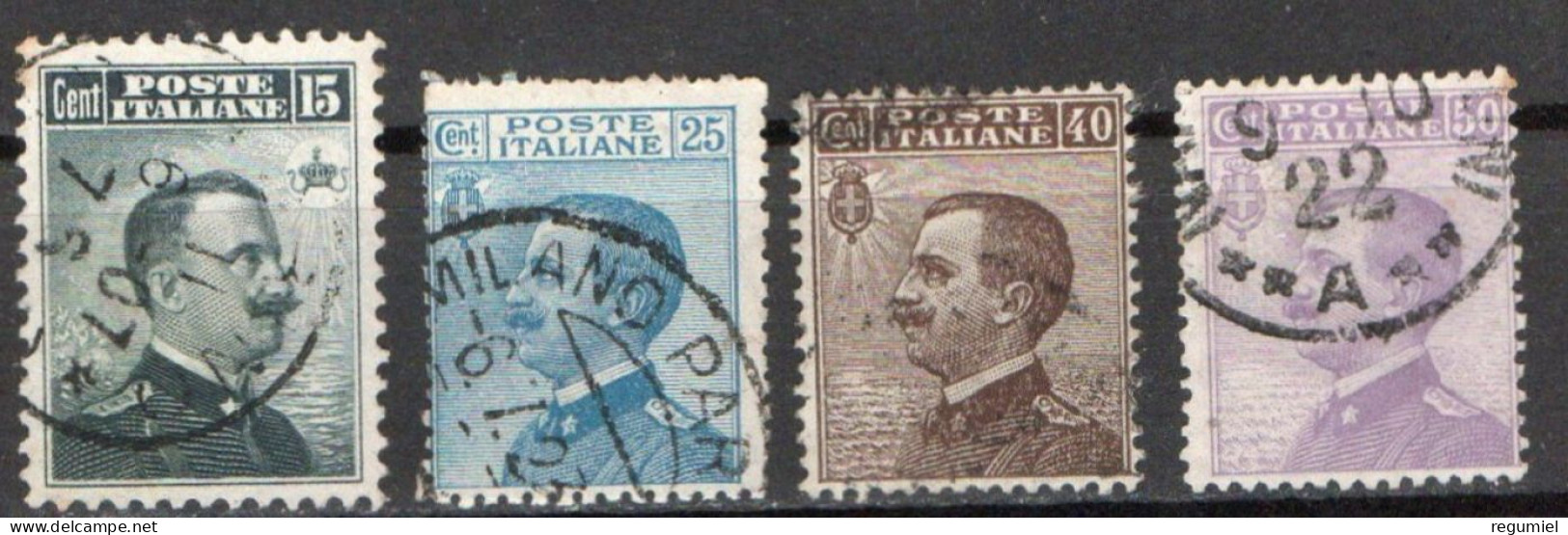 Italia U   78/81 (o) Usado 1906 - Oblitérés