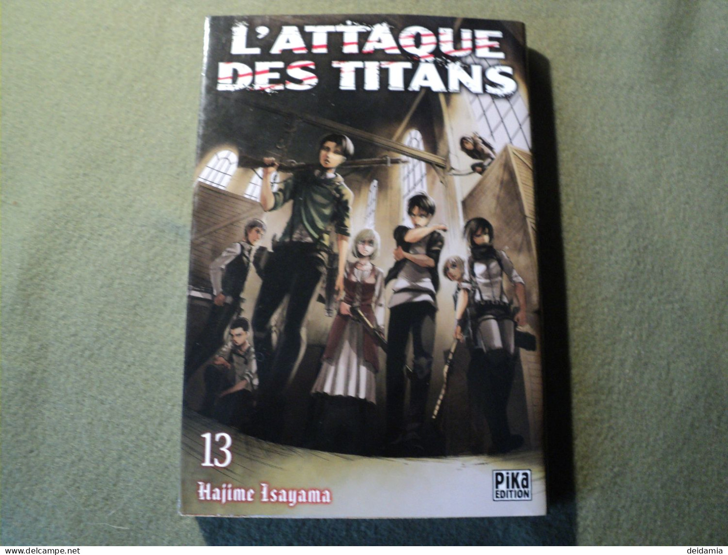 L ATTAQUE DES TITANS TOME 13. REEDITION DE 2021. HAJIME ISAYAMA. PIKA - Mangas (FR)