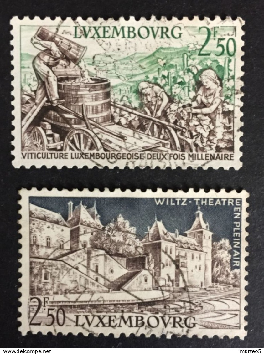 1958 Luxembourg - Landscapes - Used - Oblitérés