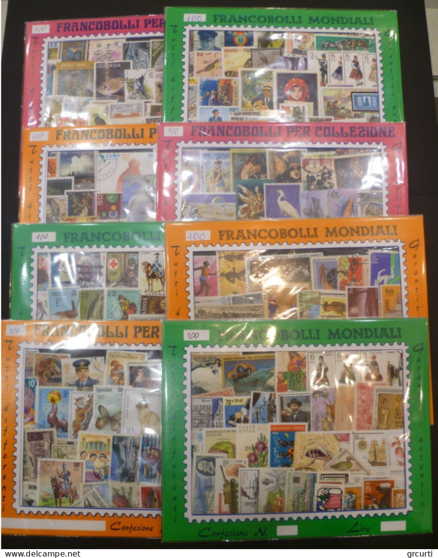 100 Francobolli Mondiali Differenti - Lots & Kiloware (mixtures) - Max. 999 Stamps