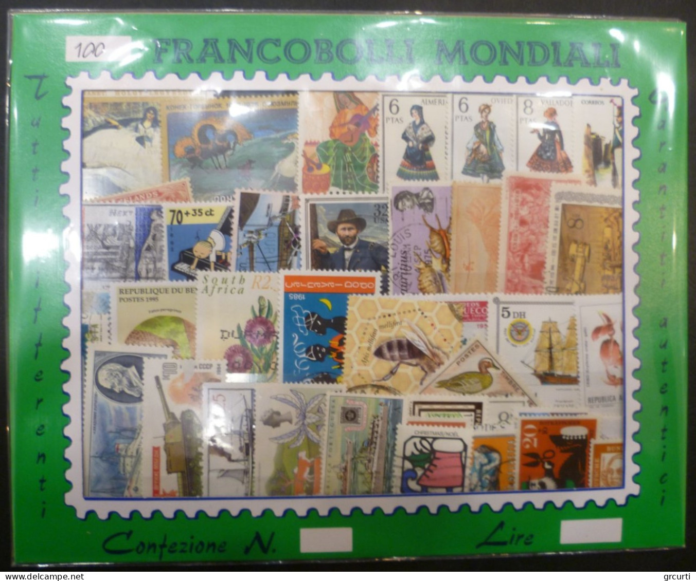 100 Francobolli Mondiali Differenti - Lots & Kiloware (mixtures) - Max. 999 Stamps