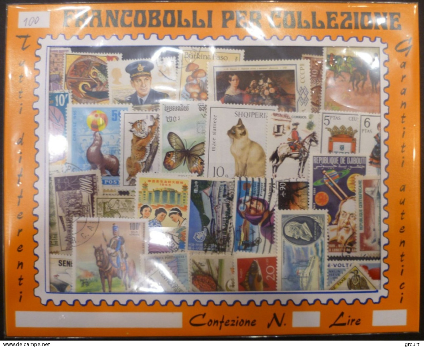 100 Francobolli Mondiali Differenti - Lots & Kiloware (mixtures) - Max. 999 Stamps