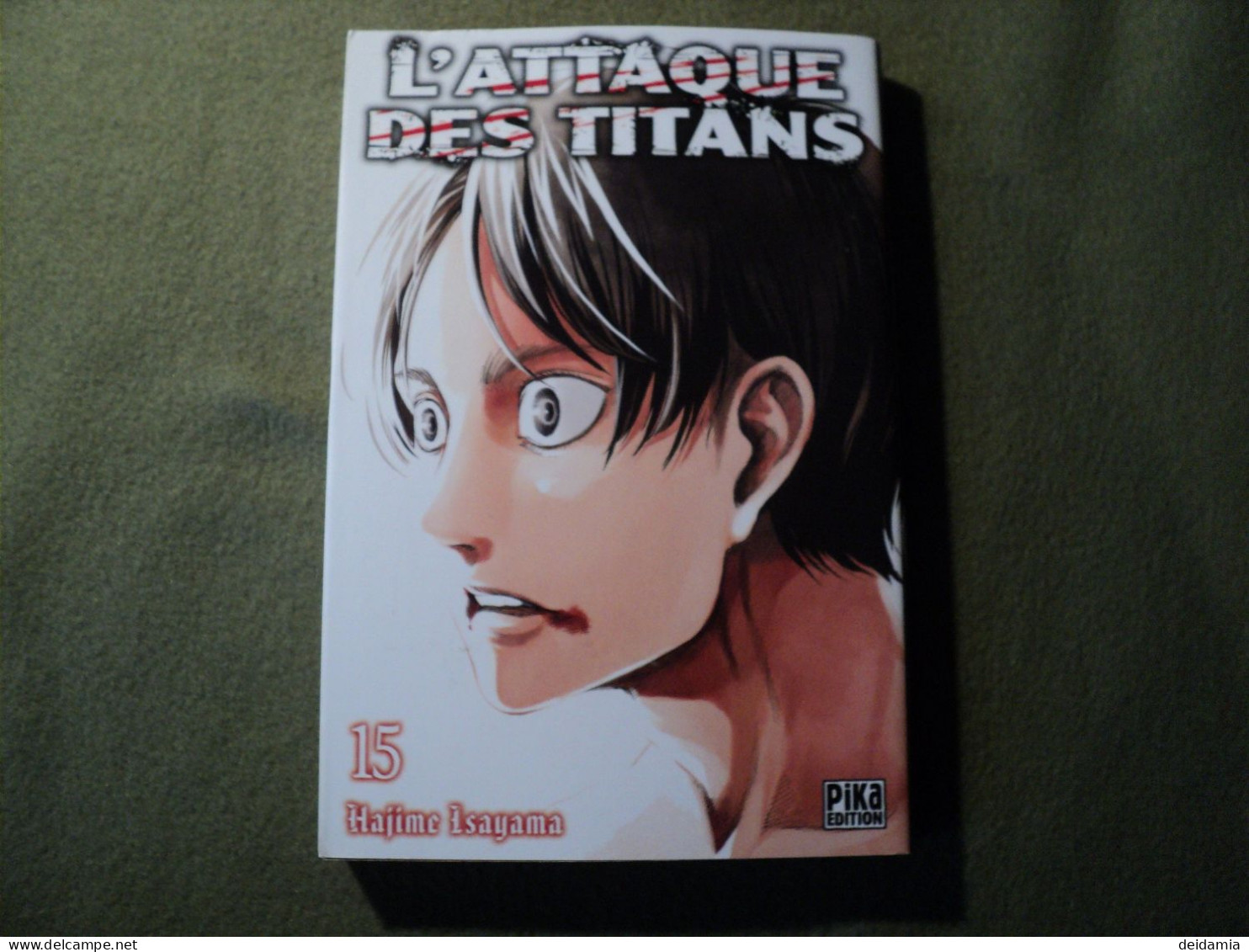 L ATTAQUE DES TITANS TOME 15. REEDITION DE 2020. HAJIME ISAYAMA. PIKA - Mangas Versione Francese