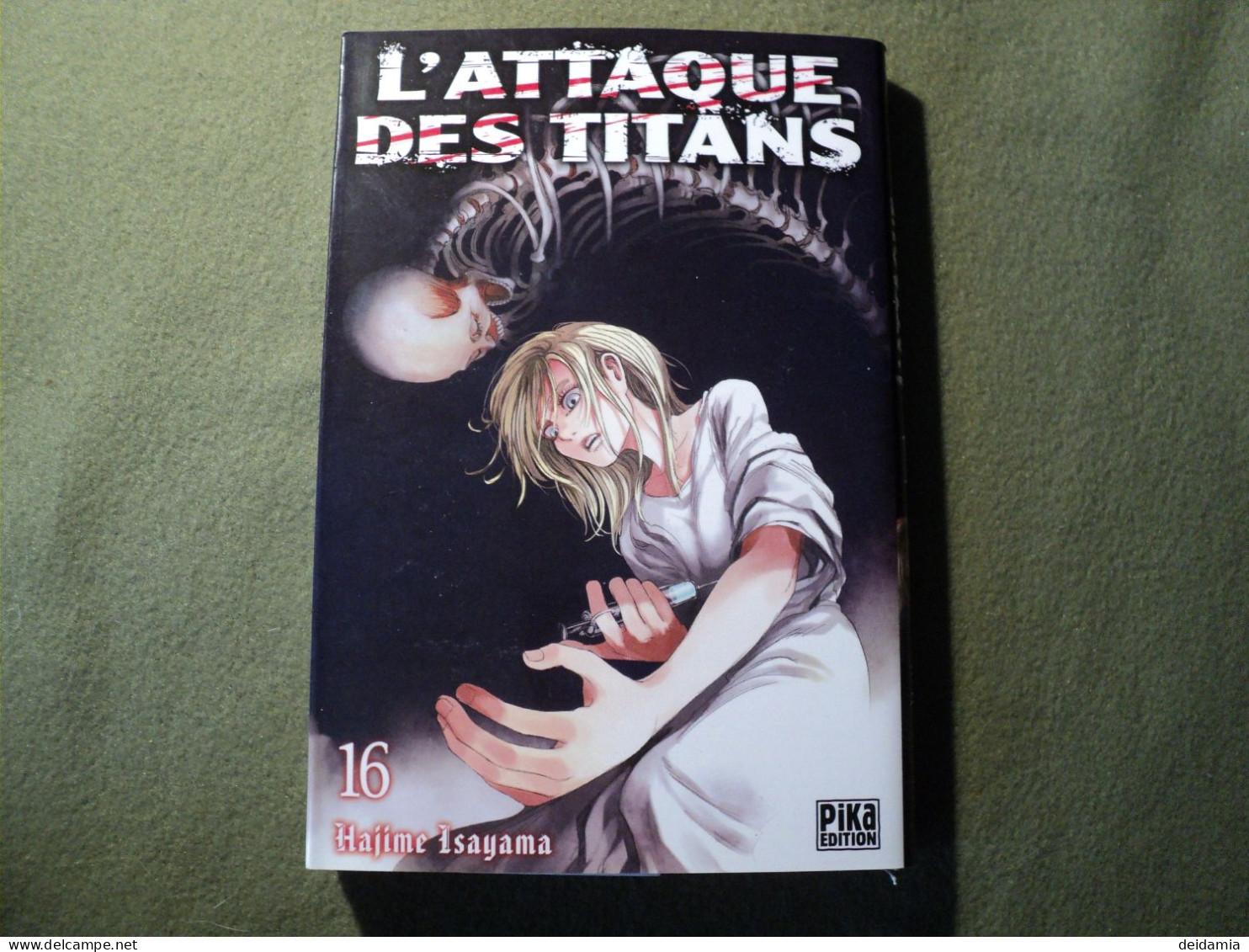 L ATTAQUE DES TITANS TOME 16. REEDITION DE 2021. HAJIME ISAYAMA. PIKA - Mangas Version Française