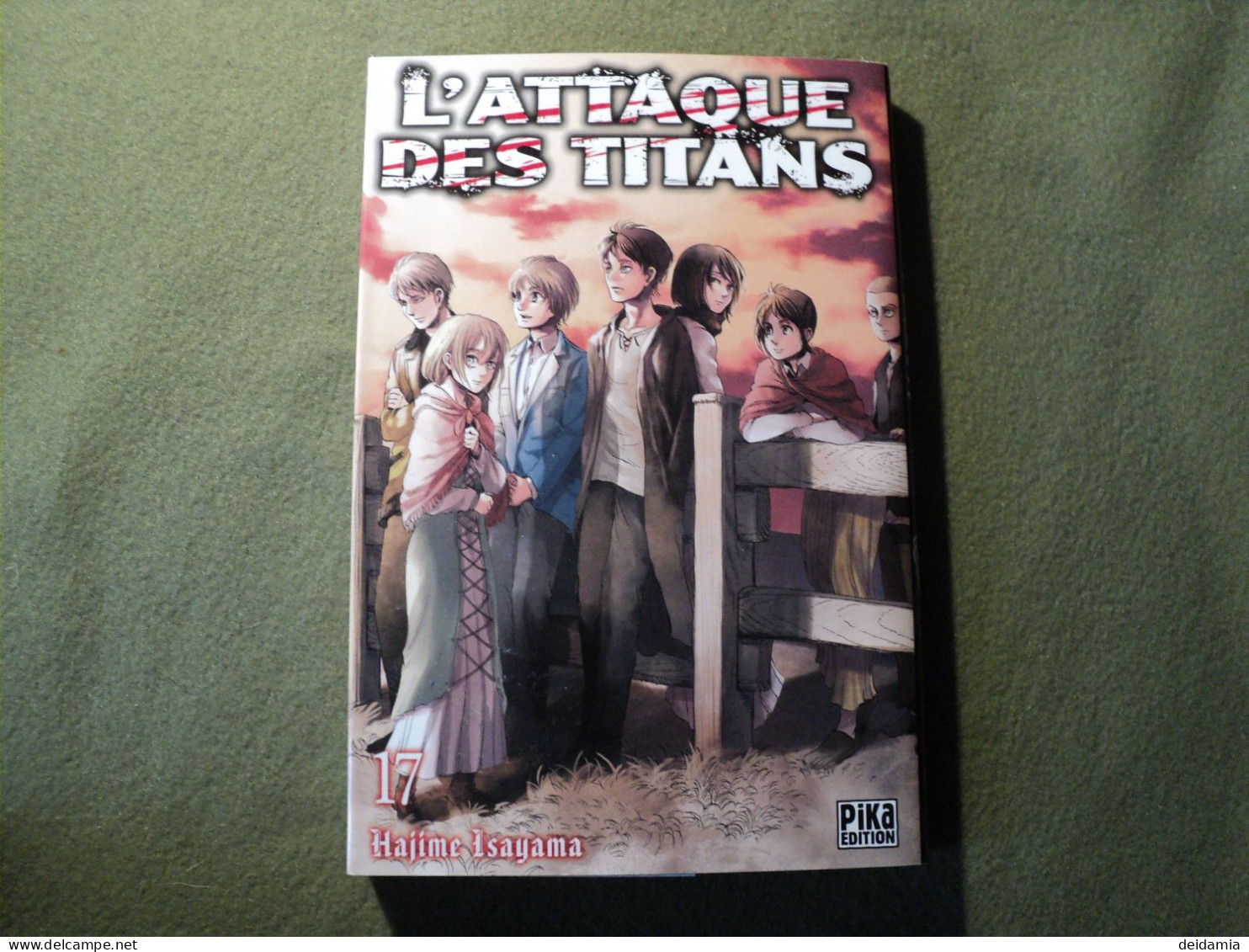 L ATTAQUE DES TITANS TOME 17. REEDITION DE 2021. HAJIME ISAYAMA. PIKA - Mangas Version Française