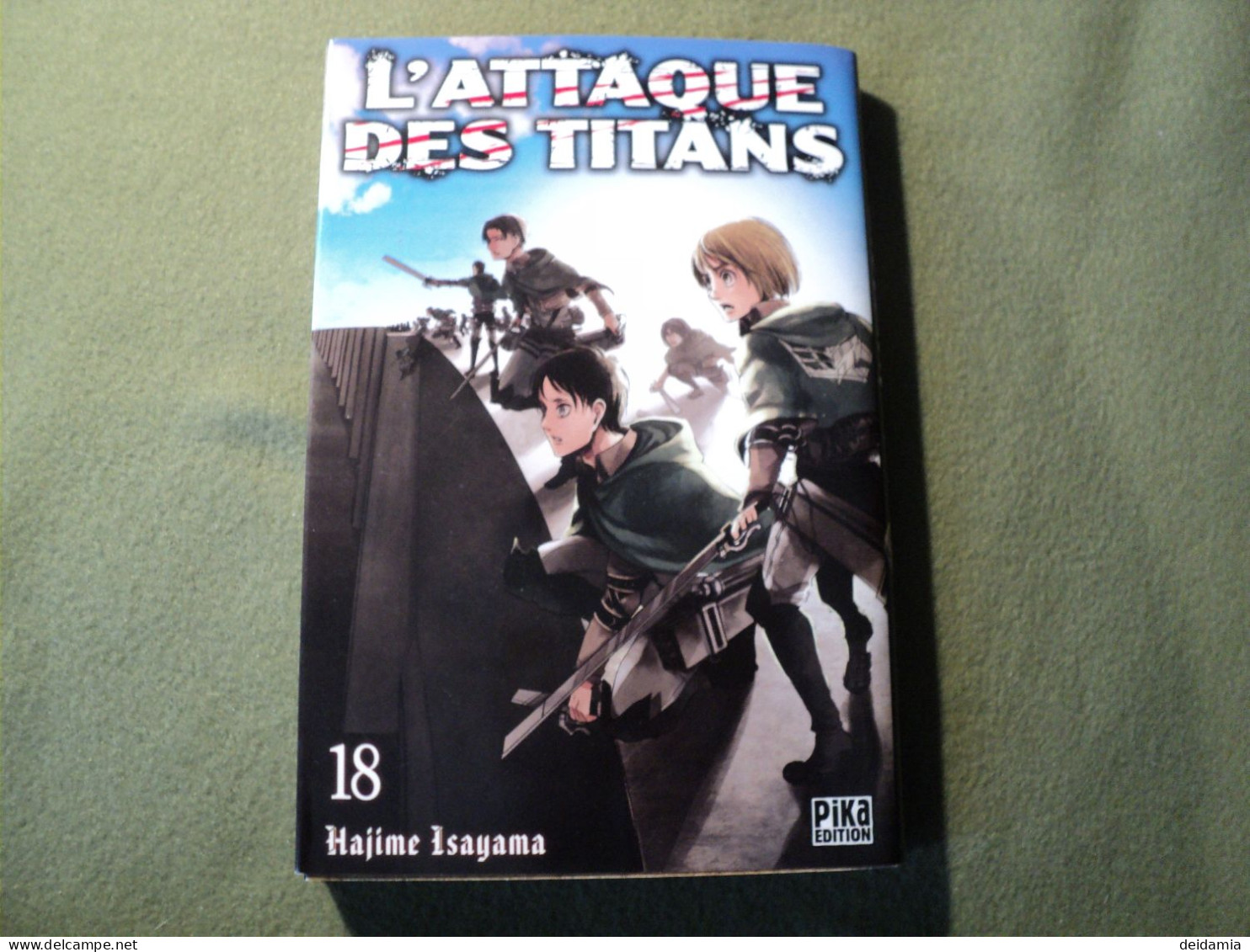 L ATTAQUE DES TITANS TOME 18. REEDITION DE 2021. HAJIME ISAYAMA. PIKA - Mangas (FR)