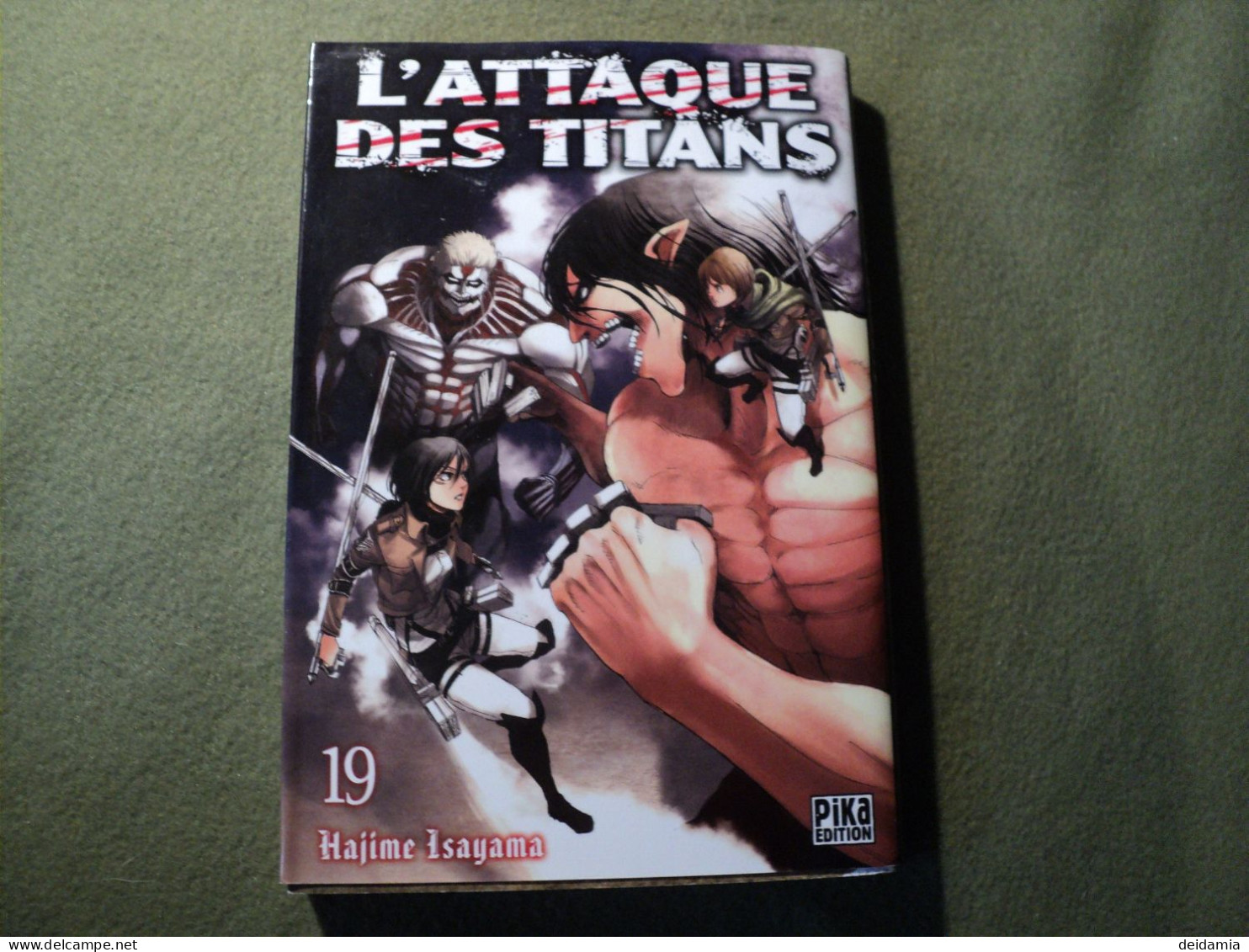 L ATTAQUE DES TITANS TOME 19. REEDITION DE 2021. HAJIME ISAYAMA. PIKA - Mangas Version Française