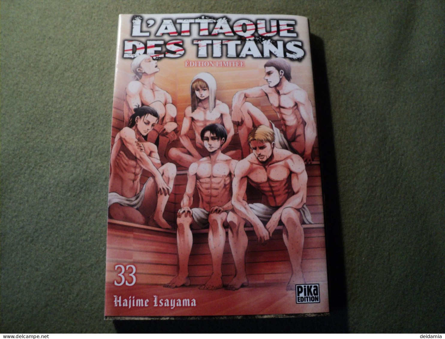 L ATTAQUE DES TITANS TOME 33. EO DE 2021. EDITION LIMITEE. HAJIME ISAYAMA. PIKA - Mangas Version Française