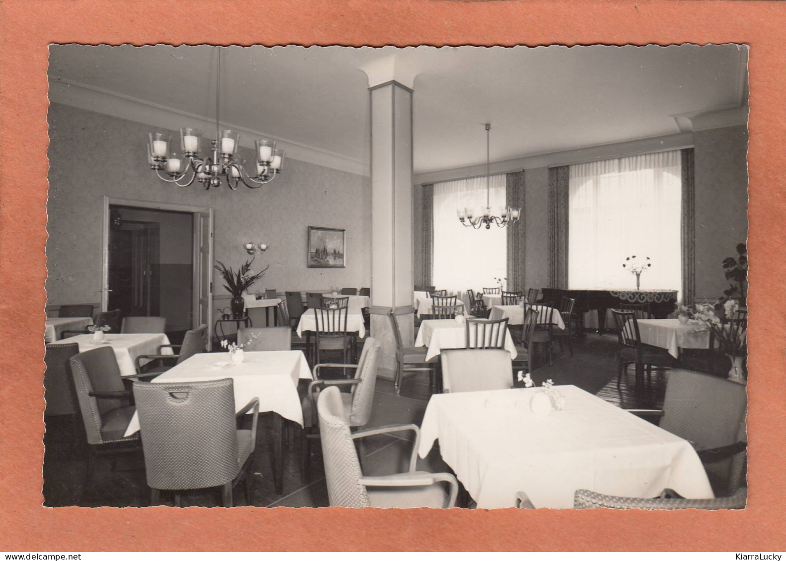 BAD BERTRICH - ALLEMAGNE - RHENANIE PALATINAT - HOTEL FURSTENHOF - PHOTO AVEC CACHETS AU DOS ECRIT 1095 W 53 - Bad Bertrich