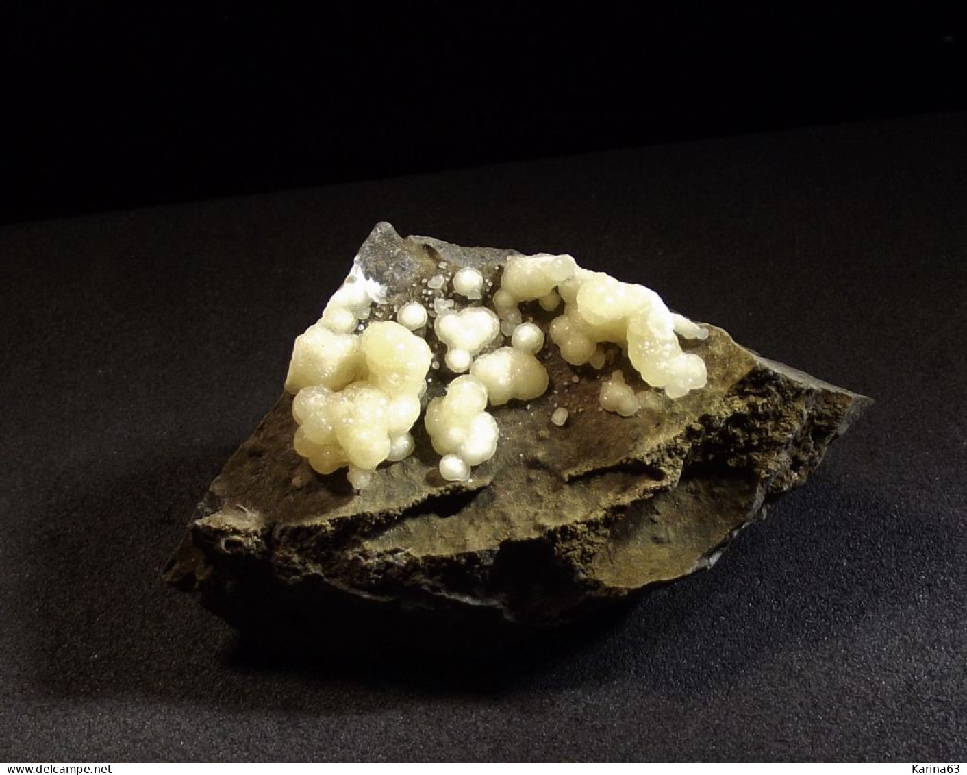 Calcite On Matrix ( 6 X 3.5 X 2.5 Cm ) Montalto De Castro - Viterbo - Lazio - Italy - Mineralien