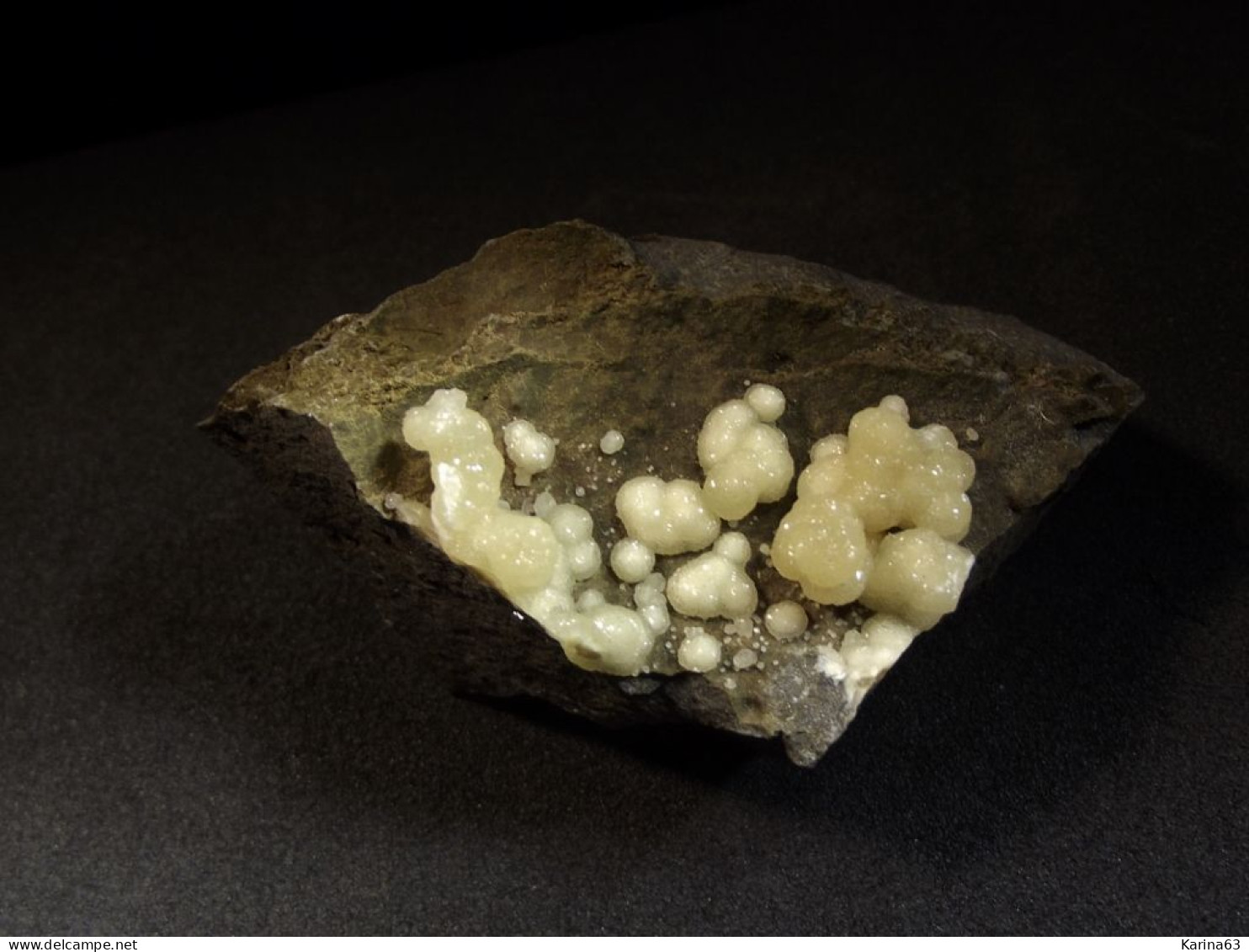 Calcite On Matrix ( 6 X 3.5 X 2.5 Cm ) Montalto De Castro - Viterbo - Lazio - Italy - Minéraux