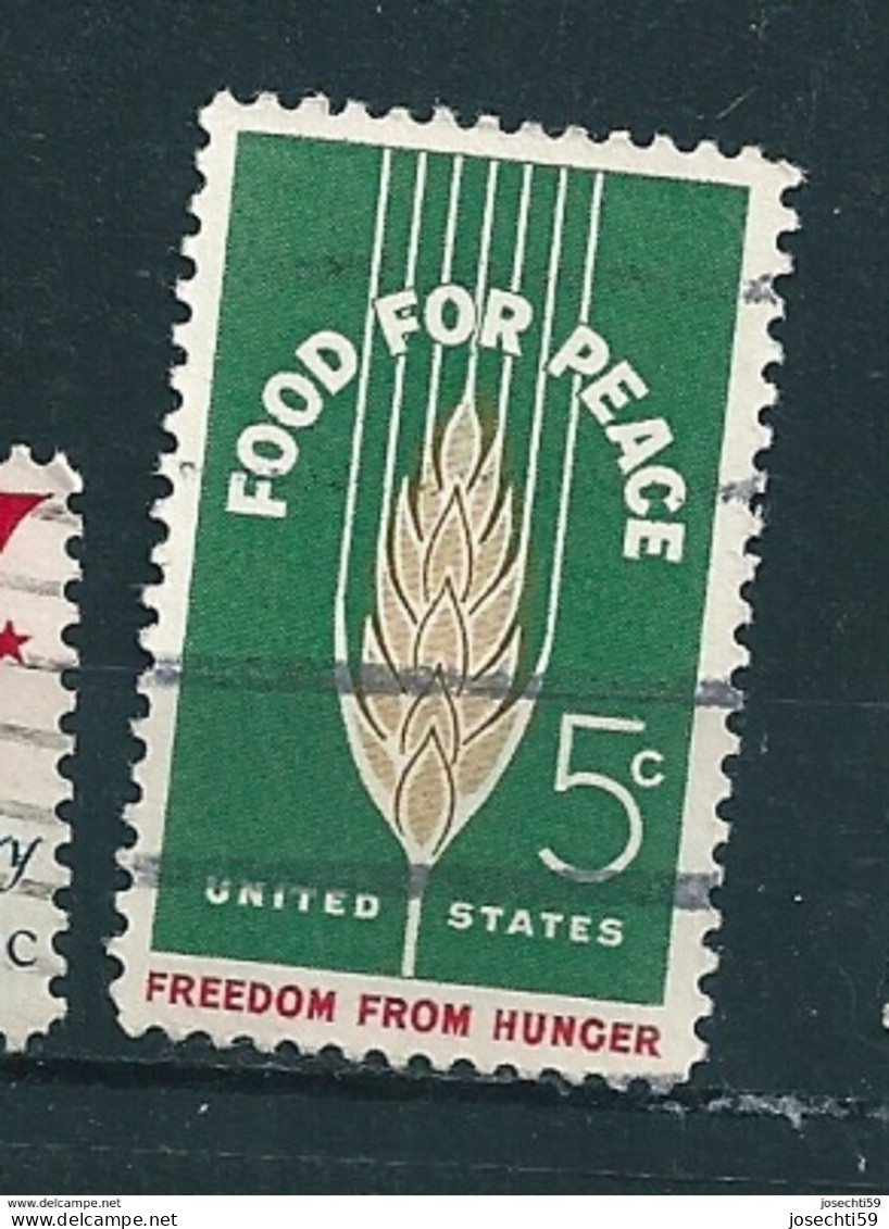 N° 1231 Food For Peace - Freedom From Hunger  Lutte Contre La Faim  Timbre Stamp  Etats-Unis 1963 Oblitéré 841/745/1231 - Gebraucht