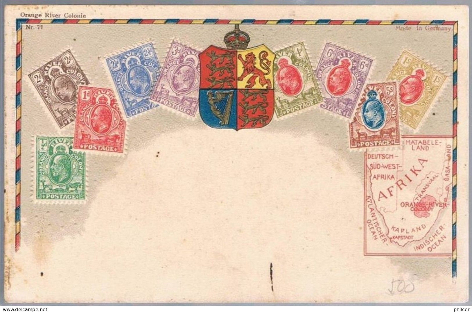 Great Britain, Post Card - Oranje-Freistaat (1868-1909)