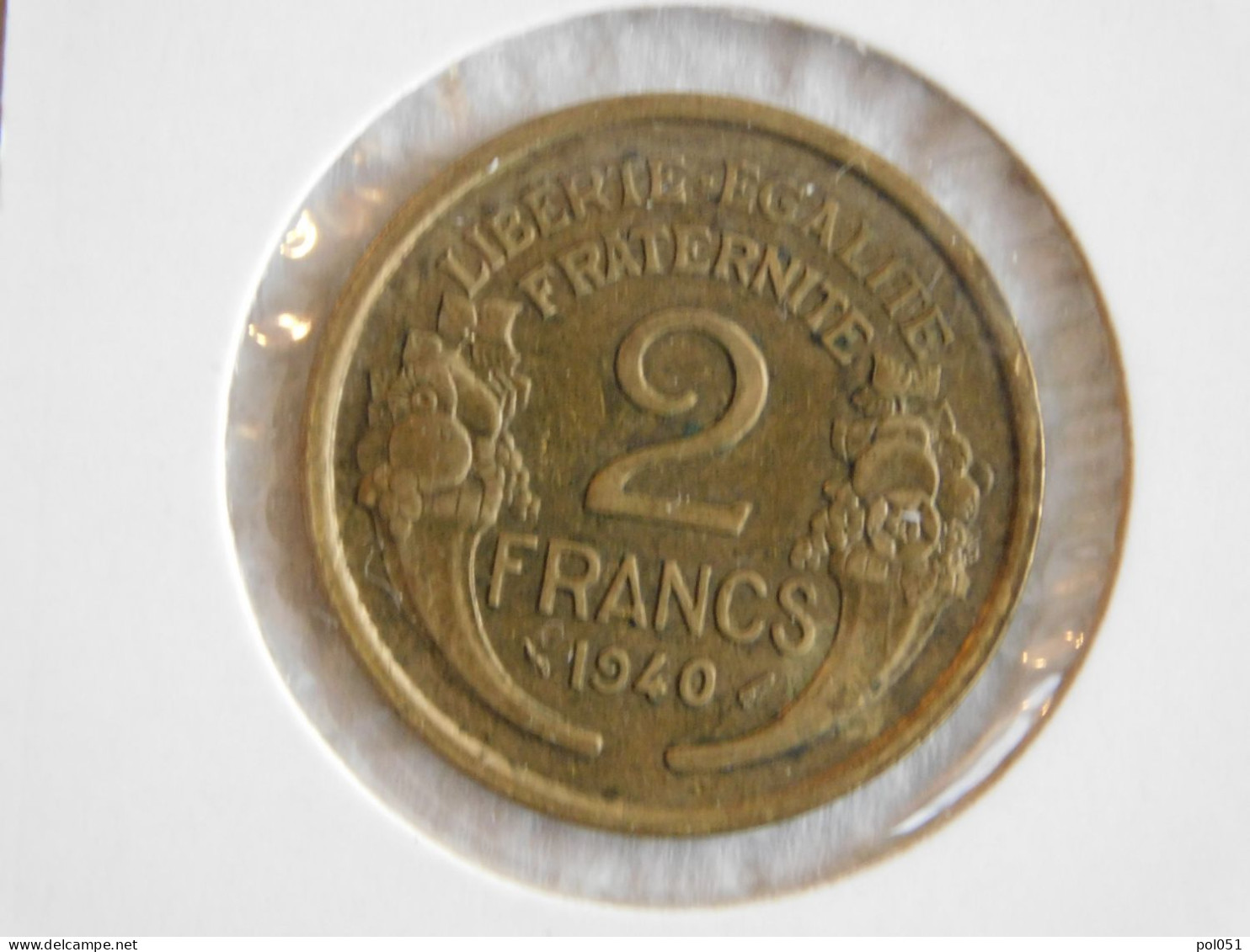 France 2 Francs 1940 MORLON (809) - 2 Francs