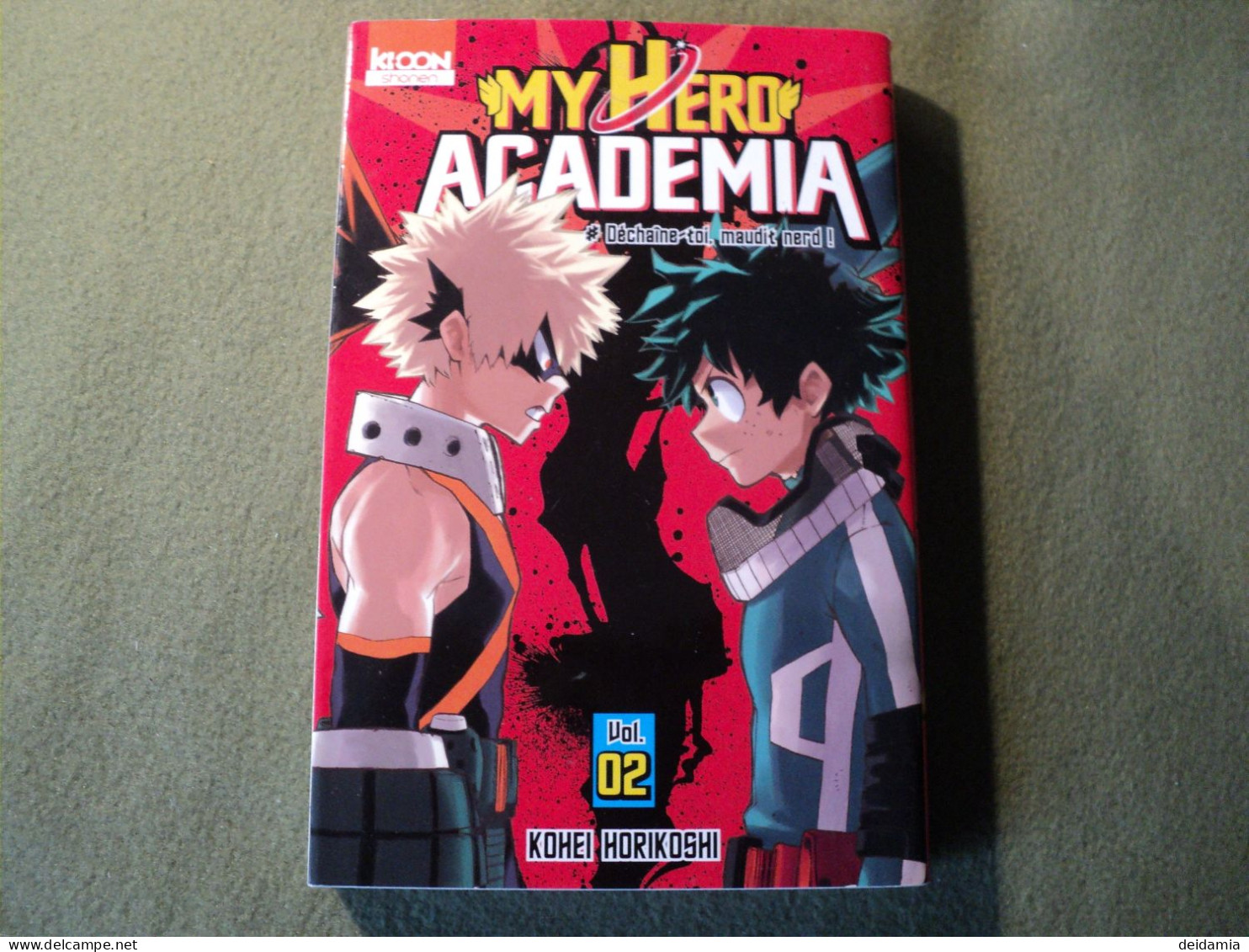 MY HERO ACADEMIA TOME 2. REEDITION DE 2020. KOHEI HORIKOSHI. KI OON DECHAINE TOI MAUDIT NERD. - Mangas Version Française