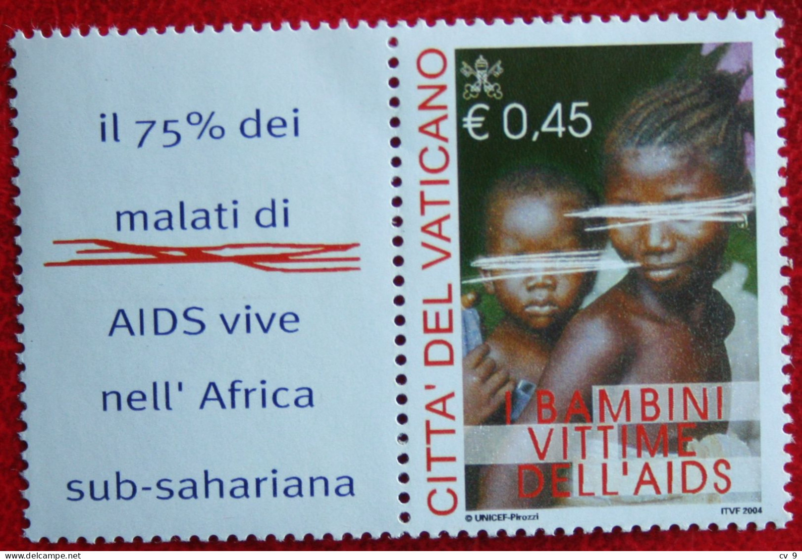 Hilfe Für AIDS-Kinder 2004 Mi 1488 Yv 1342 POSTFRIS / MNH / ** VATICANO VATICAN VATICAAN - Neufs