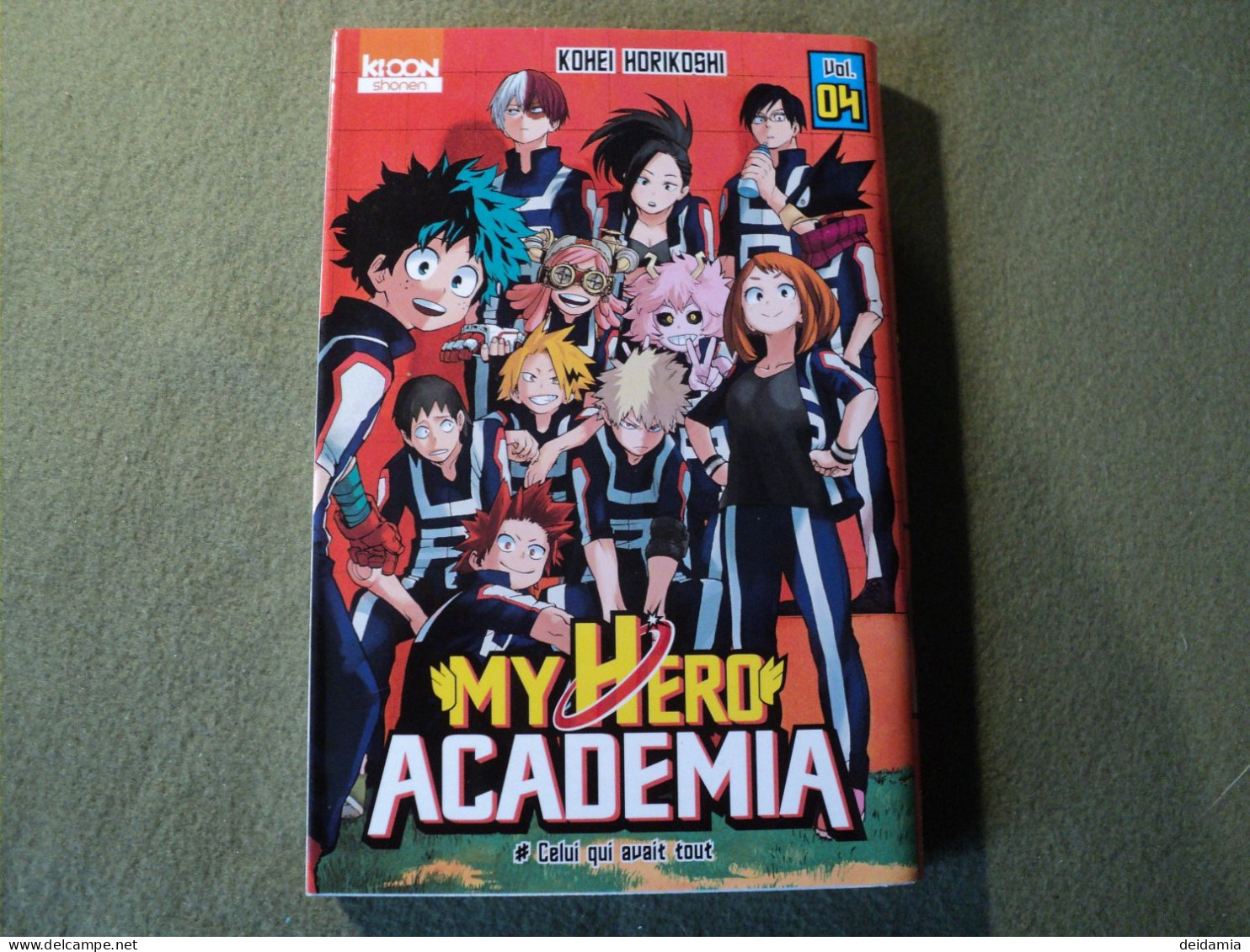 MY HERO ACADEMIA TOME 4. REEDITION DE 2020. KOHEI HORIKOSHI. KI OON CELUI QUI AVAIT TOUT - Mangas Version Francesa