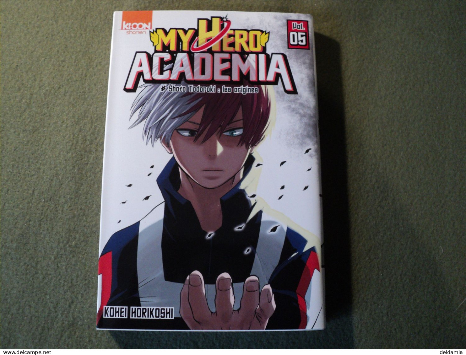 MY HERO ACADEMIA TOME 5. REEDITION DE 2019. KOHEI HORIKOSHI. KI OON SHOTO TODOROKI LES ORIGINES - Mangas Version Francesa