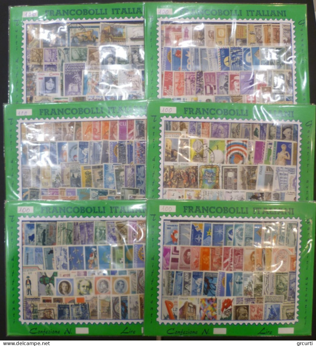 100 Francobolli Italiani Differenti - Lots & Kiloware (mixtures) - Max. 999 Stamps