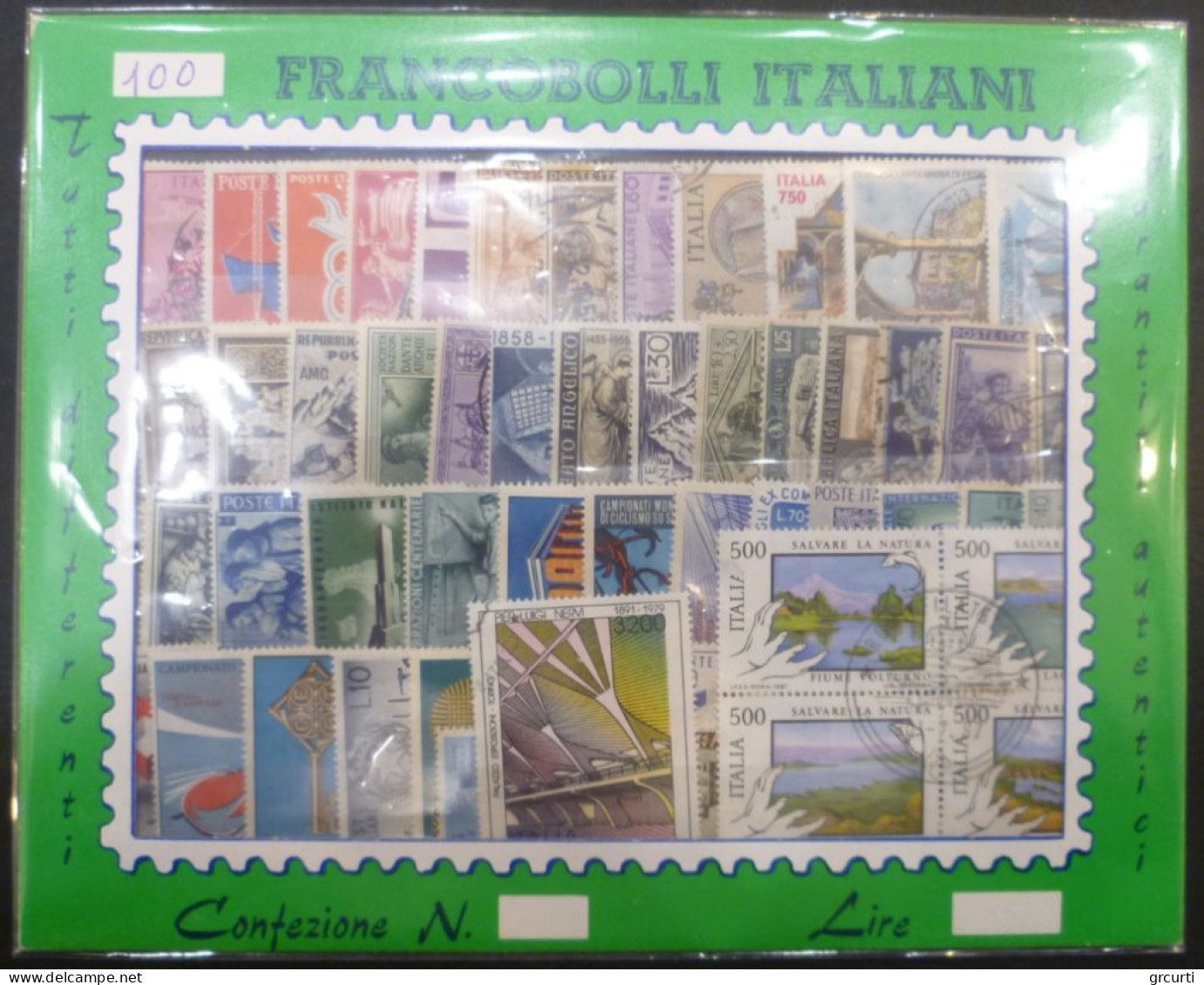 100 Francobolli Italiani Differenti - Lots & Kiloware (max. 999 Stück)