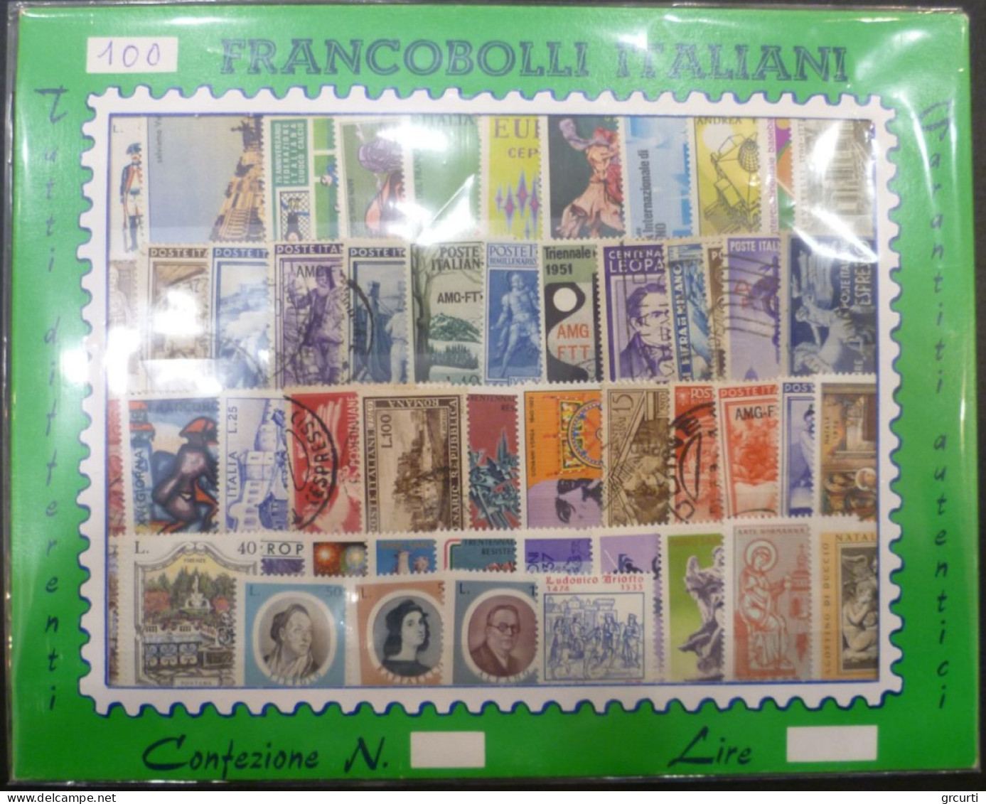 100 Francobolli Italiani Differenti - Lots & Kiloware (mixtures) - Max. 999 Stamps