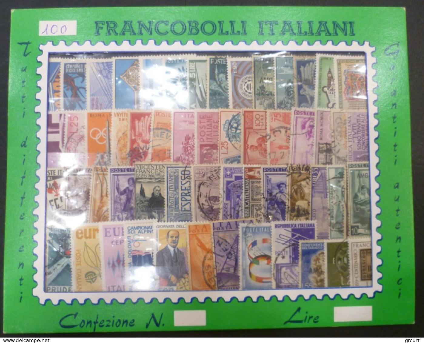 100 Francobolli Italiani Differenti - Lots & Kiloware (mixtures) - Max. 999 Stamps